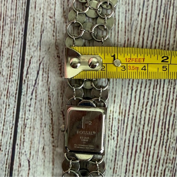 Fossil Wristwatch Red/Silver Toned Watch - Picture 7 of 7